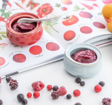 Premières compotes : Fruits rouges Magimix.